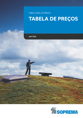 Tabela Preços Soprema 2026